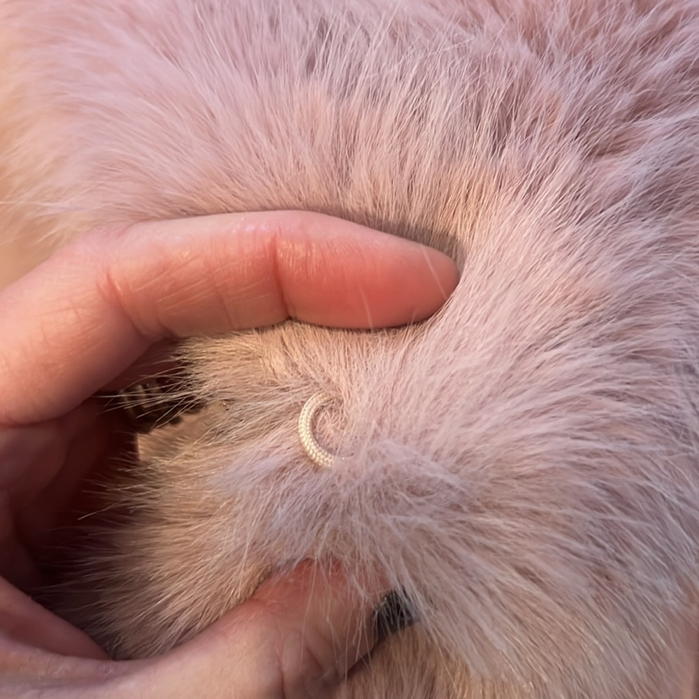 Pink faux fur coat - Picture 4 of 5